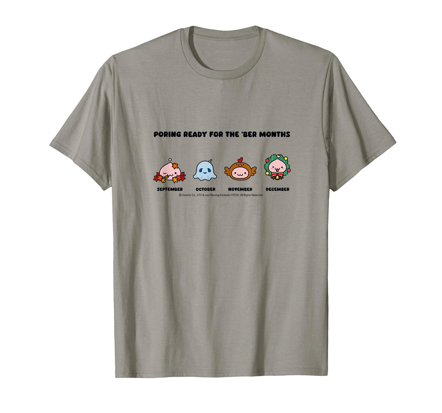 [2025 Christmas] Poring Ready for The ‘BER Months T-Shirt