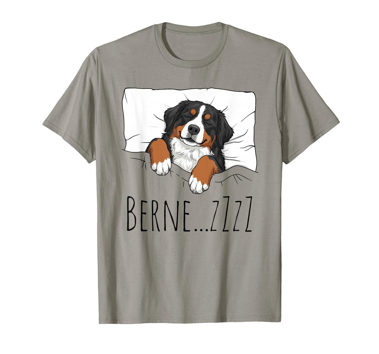 Bernese Mountain Dog Sleepshirt Pajamas Funny Pun Sleepwear T-Shirt