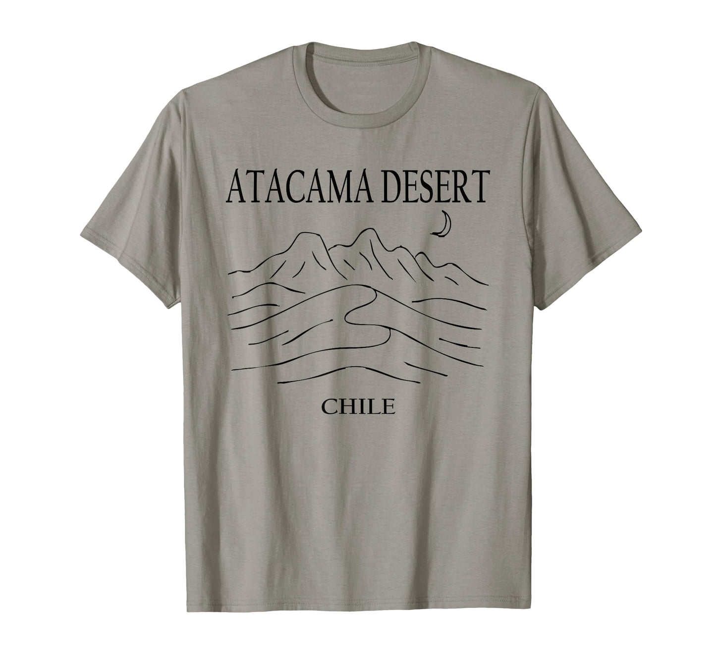 Atacama Desert Chile Minimalist City Skyline Travel Souvenir T-Shirt