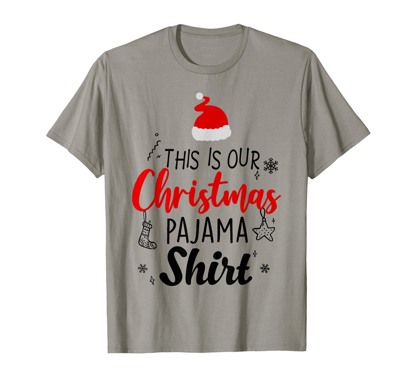 Christmas Crew Funny Matching Squad Pajamas Xmas Group T-Shirt