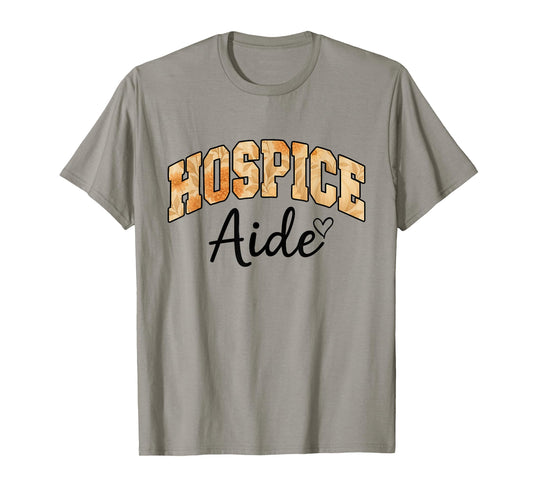 Hospice Aide Hospice Care Squad Nurse Retro Thanksgiving T-Shirt