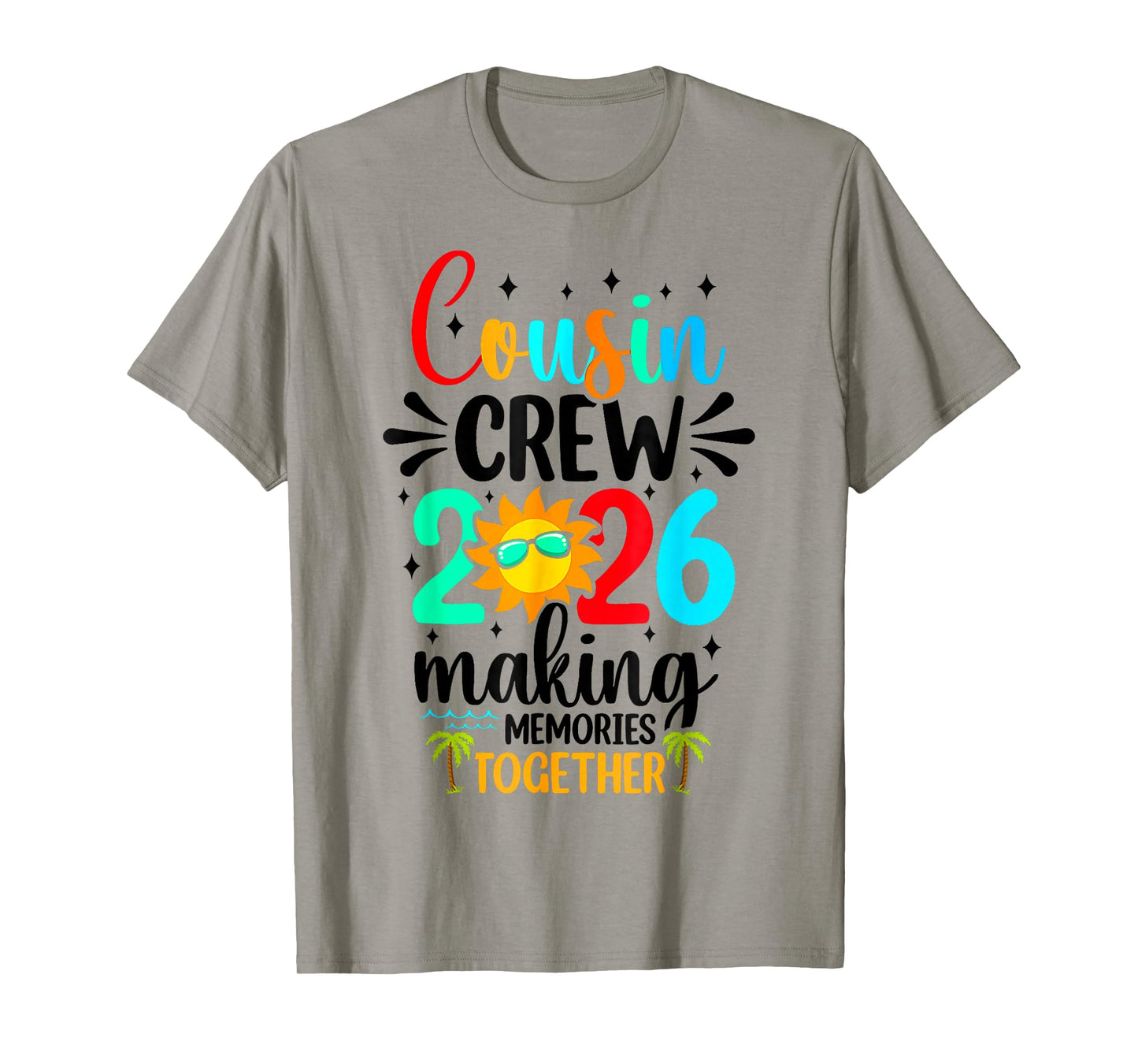 Cousin Crew 2026 Summer Vacation Beach Family Trip Matching T-Shirt