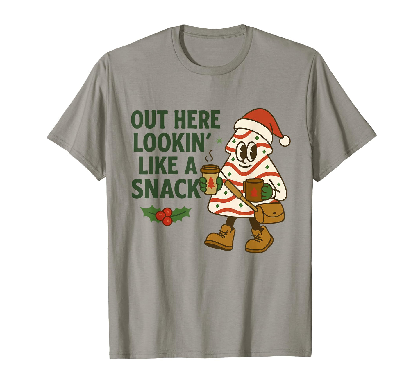 Out Here Lookin' Like A Snack Debbie Cakes Christmas Tree T-Shirt