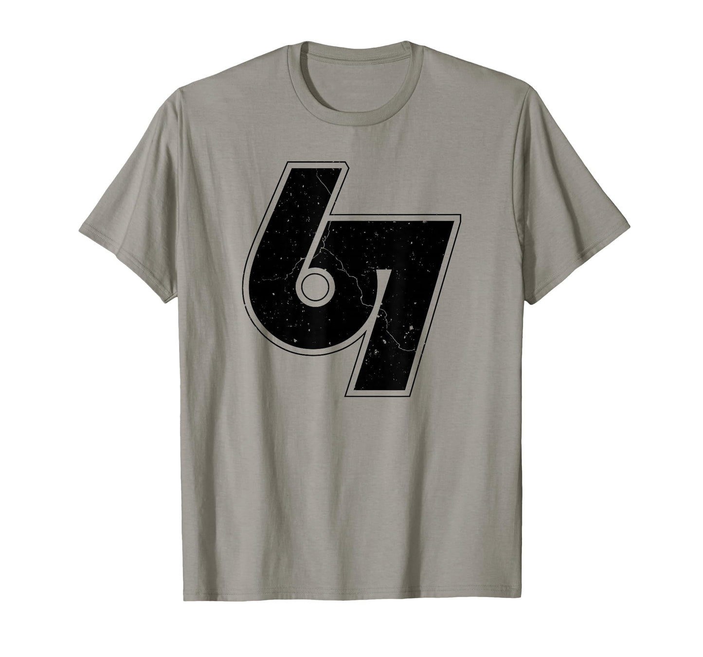 Vintage 6 7 Meme Six Seven Logo Namaste Funny Halloween T-Shirt