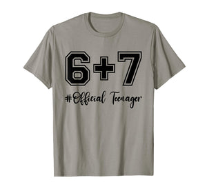 Funny 13th Birthday Official Teenager 13 Year Old Boys Kids T-Shirt