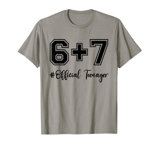 Funny 13th Birthday Official Teenager 13 Year Old Boys Kids T-Shirt