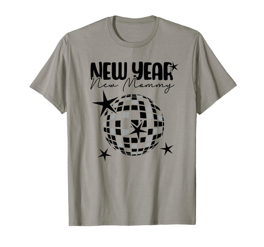 New Year New Mommy New Year's Eve Pregnancy Announcement T-Shirt