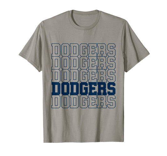 Dodgers Name Retro Vintage Apparel Gift Dodgers Lover T-Shirt