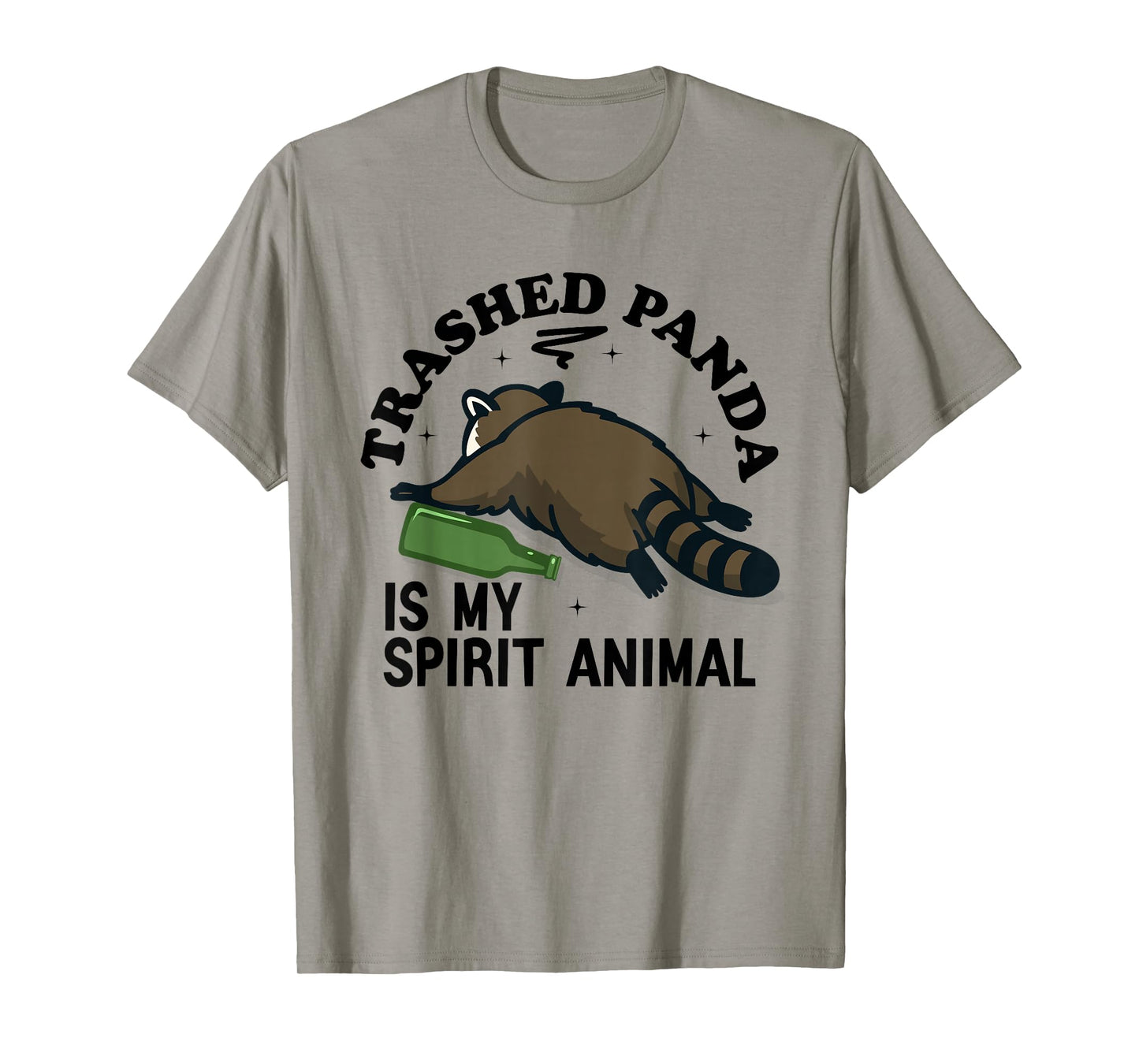 Trashed Panda is My Spirit Animal Funny Trash Racoon Meme T-Shirt