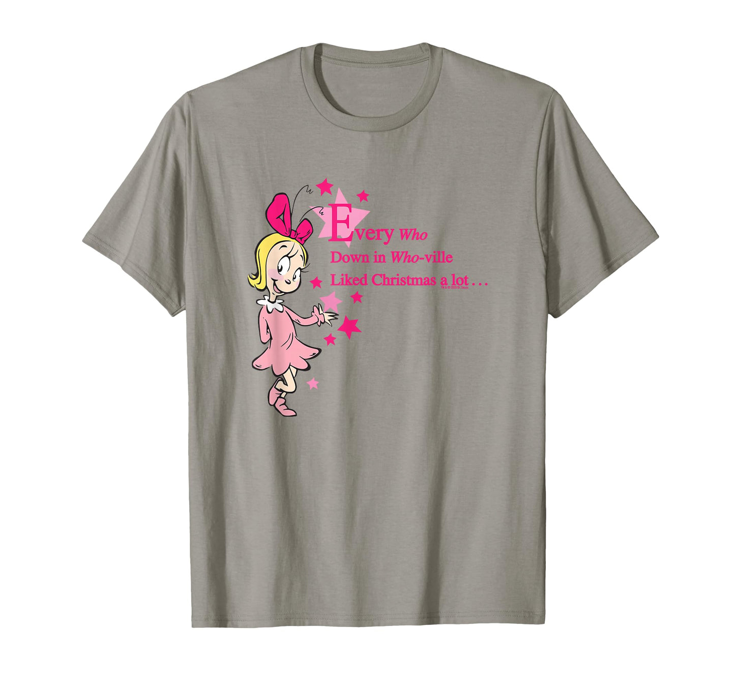 Grinch Cindy Lou Who Christmas Officially Licensed T-Shirt