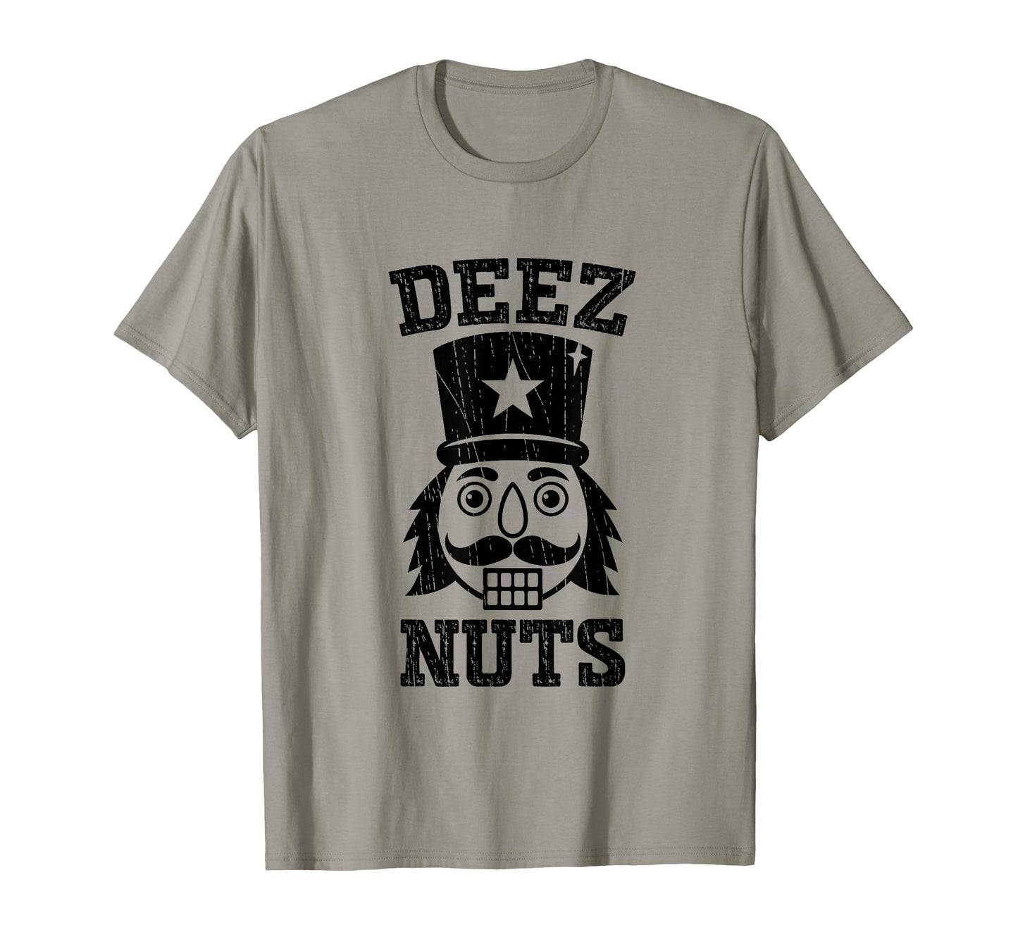 Deez-Nuts Christmas Nutcracker Adult Humor Xmas Pun Men Joke T-Shirt