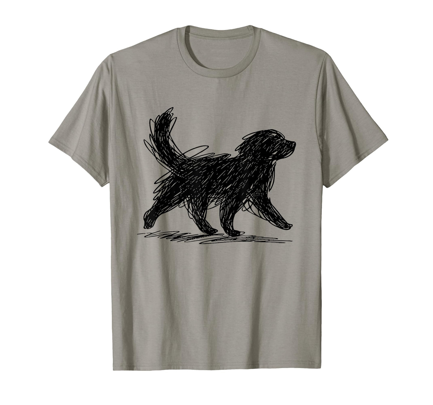 Minimalist Dog Art T-Shirt