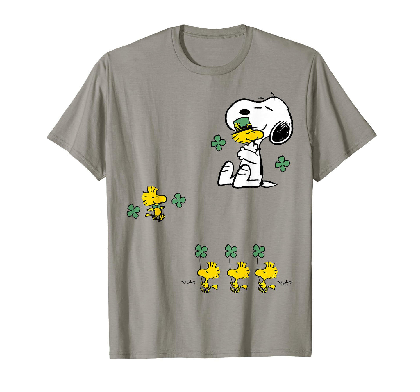 Snoopy & Woodstock - St Patrick's Day Shamrock T-Shirt