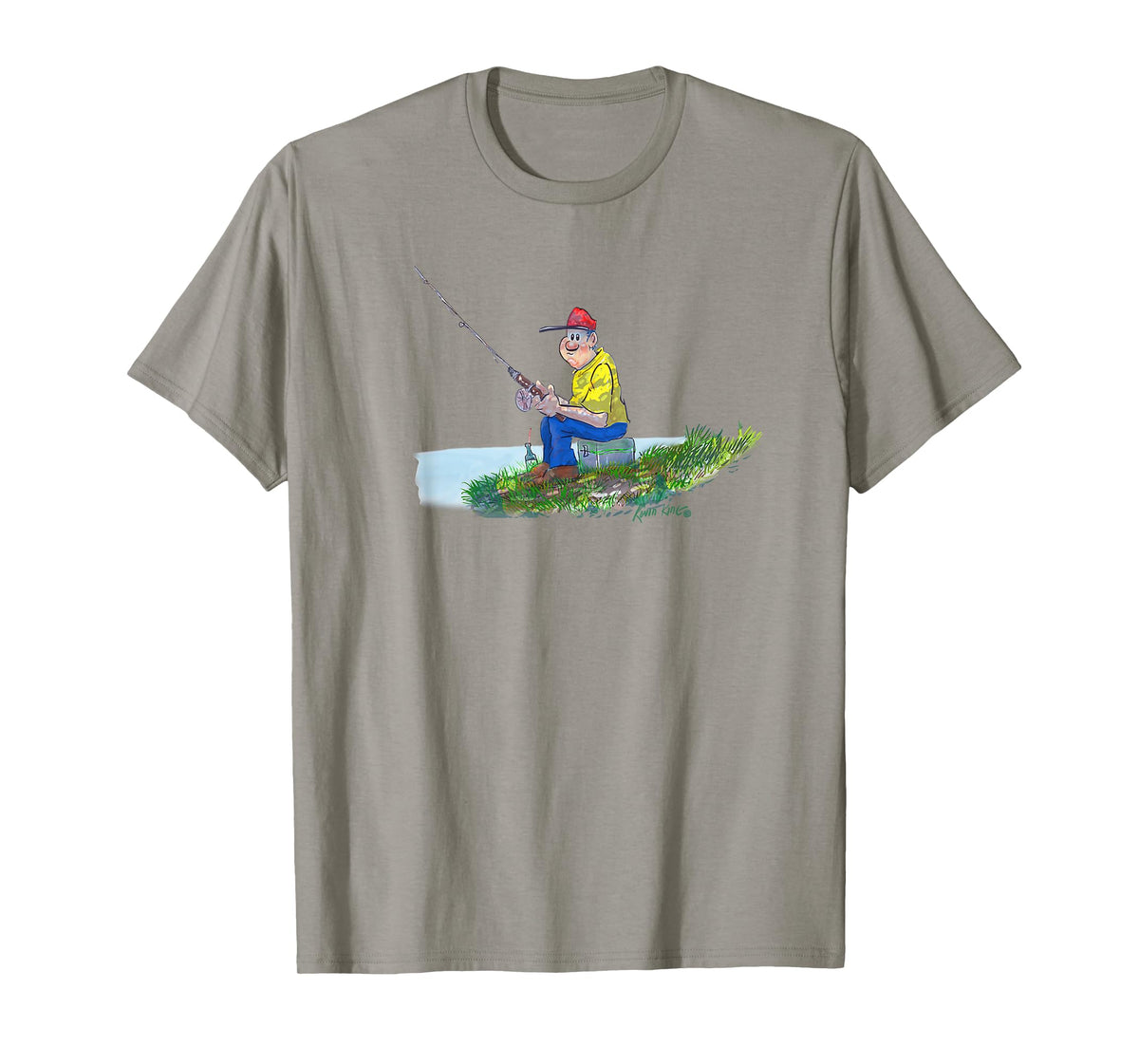 Fun Fishing Guy T-Shirt