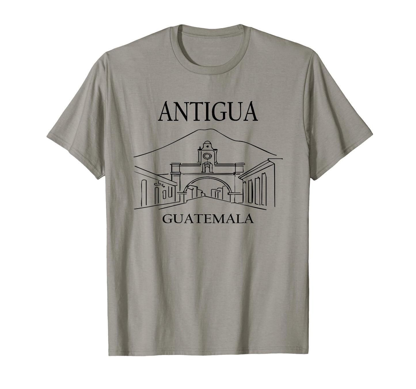 Antigua Guatemala Minimalist City Skyline Travel Souvenir T-Shirt