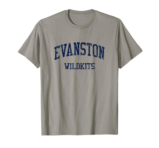Evanston High School HS Evanston IL Vintage Sports T-Shirt