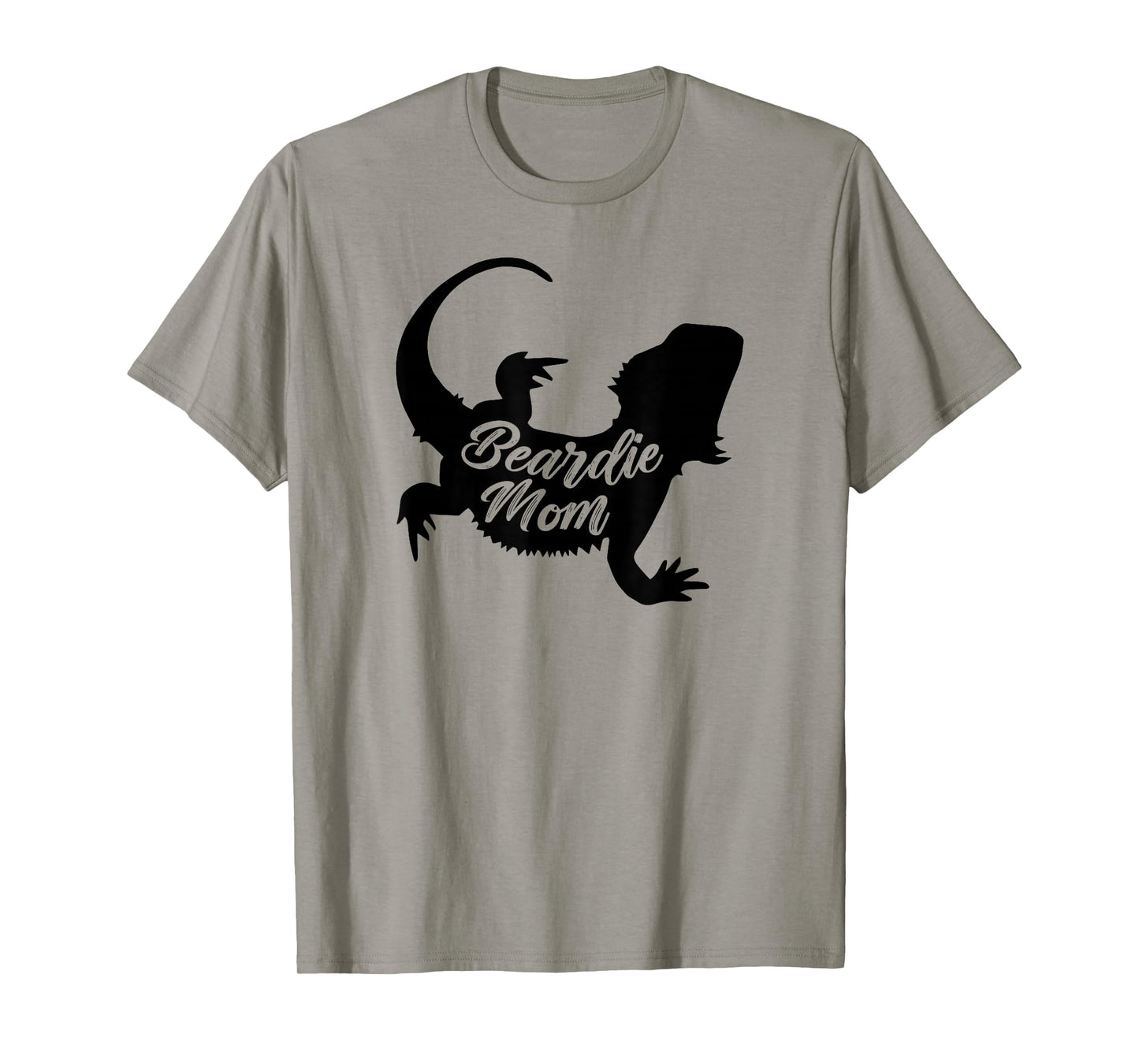 Womens Girls Tiny Dinosaur Beardie Mom Bearded Dragon Lover T-Shirt