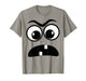 Creepy Face Carrot Halloween Book Character Costume T-Shirt