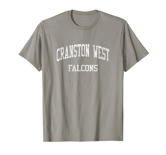 Cranston West High School HS Cranston RI Vintage Sports T-Shirt