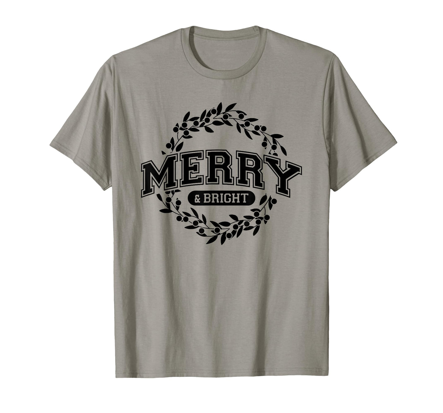 Moody and Uptight Merry and Xmas Bright Matching Couple T-Shirt