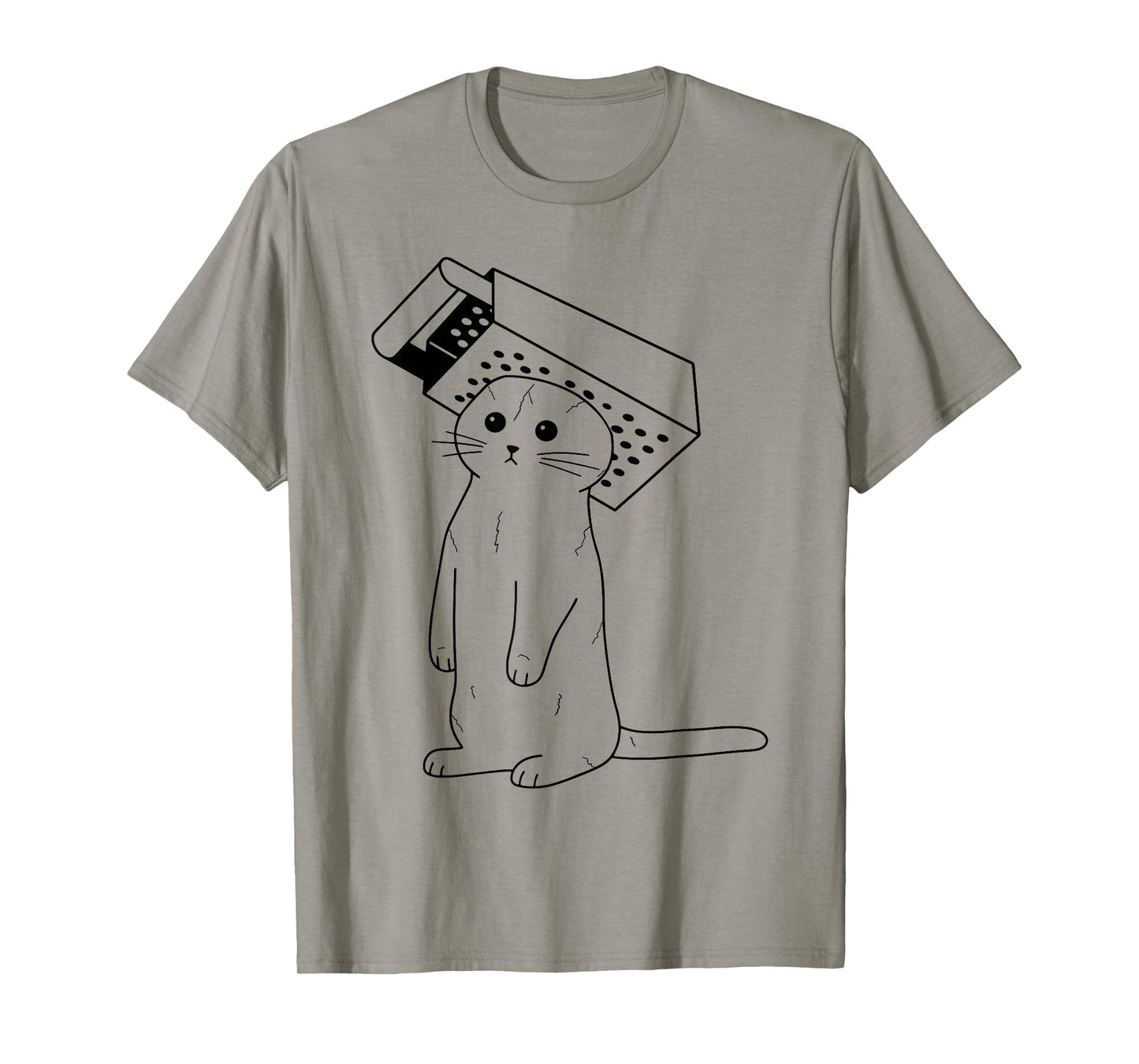 Cheese Grater Cat Humor and Love for Cats T-Shirt