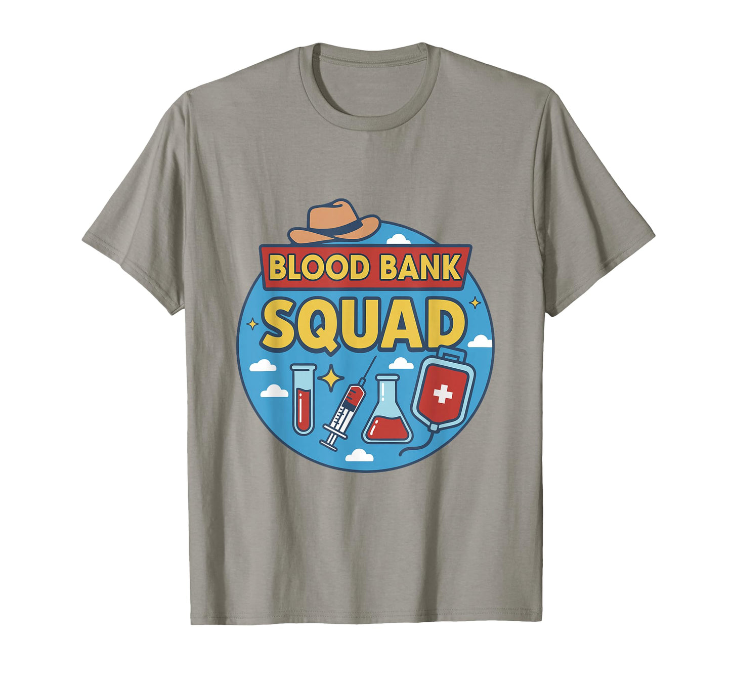 Blood Bank Squad Lab Week 2026 Scientist Apparel Chemistry T-Shirt
