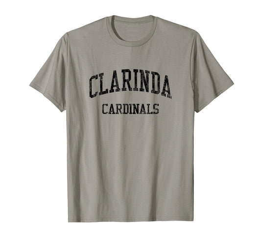 Clarinda High School HS Clarinda IA Vintage Sports T-Shirt