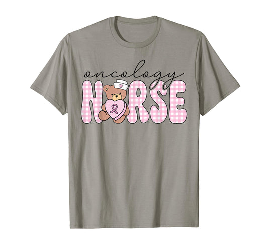 Oncology Nurse Valentines Day Coquette Cute Chemo Infusion T-Shirt