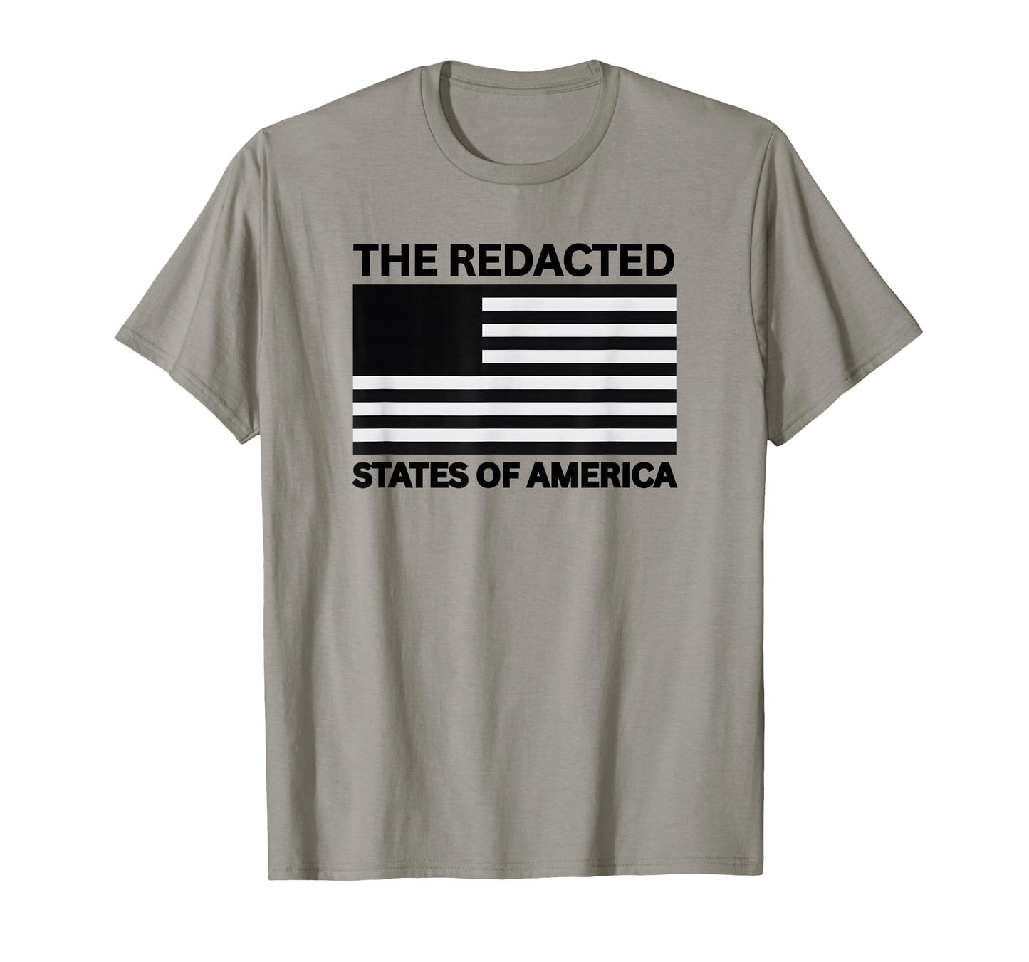 The Redacted States of America, Funny Sarcastic Adult Humor T-Shirt
