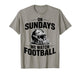 On Sundays We Watch Football Game Day Tailgating T-Shirt