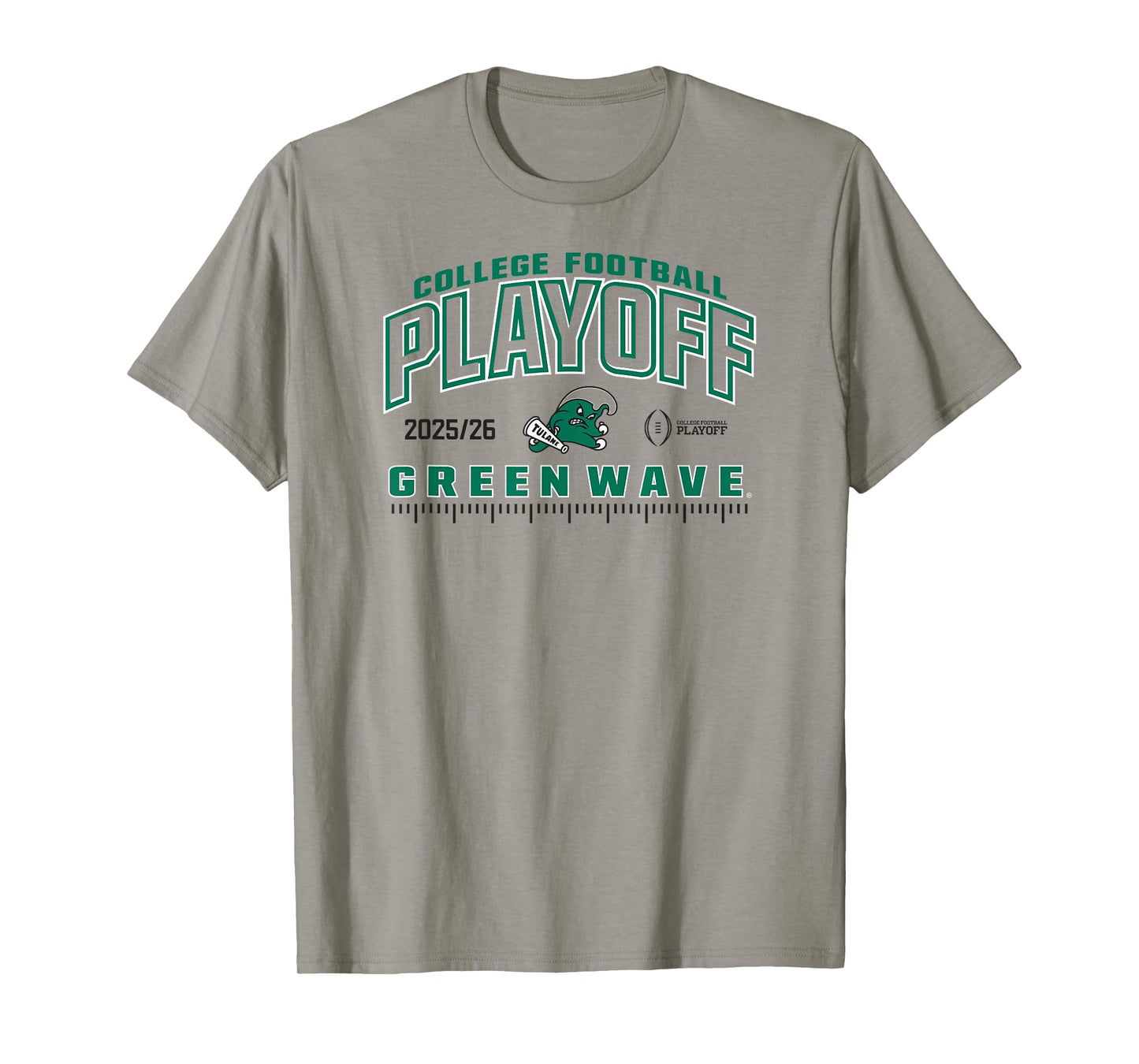 Tulane Green Wave College Football Playoff CFP 2025-26 Blue T-Shirt