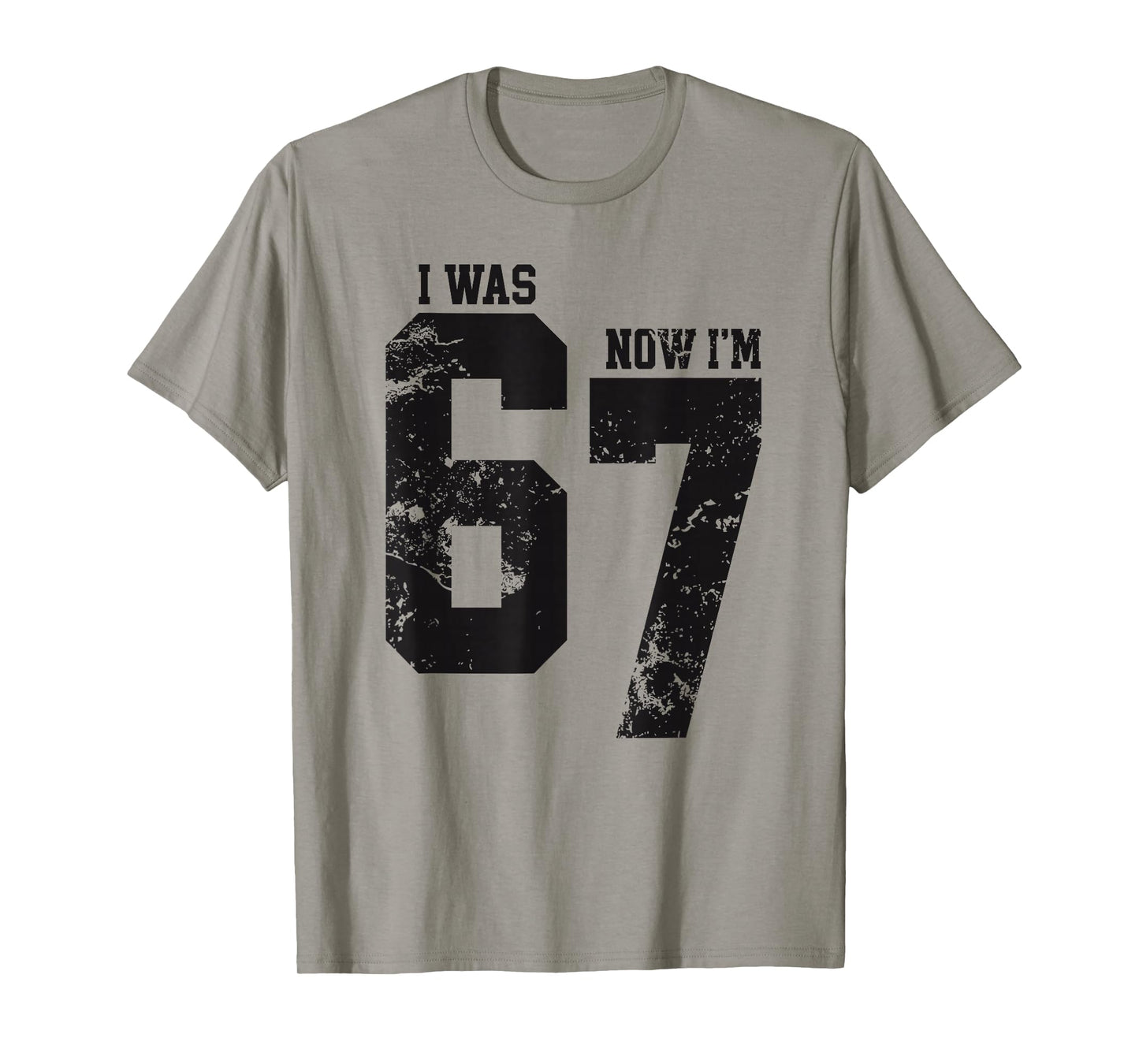 I was 6 Now I’m 7 Six Seven Funny 7th Birthday Girls Kids T-Shirt