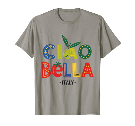 Garden for Italian Cultural Heritage Ciao Bella Italy Lover T-Shirt