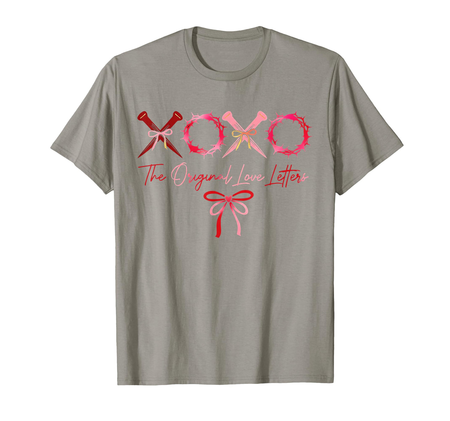XOXO The Original Love Letters Faith Christian Valentine T-Shirt