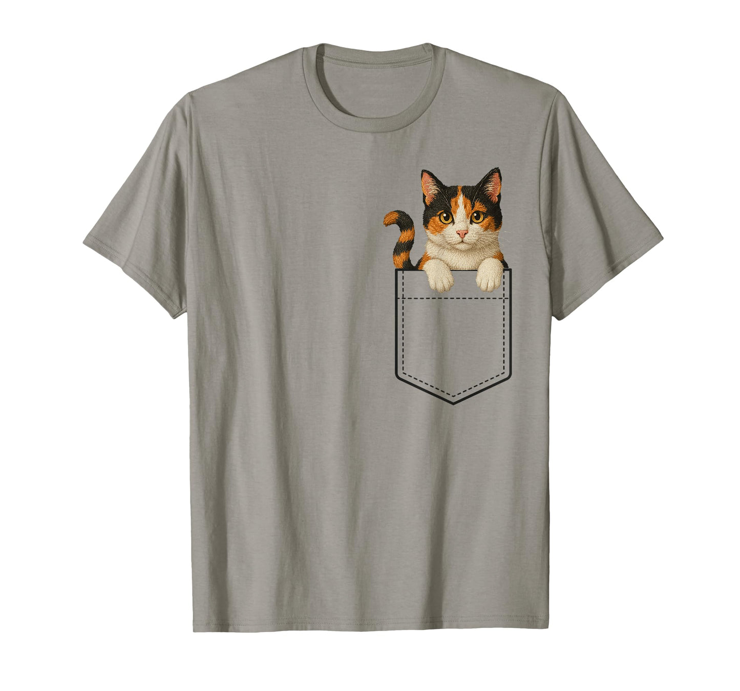 Funny Calico Cat Feline Lover for Women Men Adults Kids T-Shirt