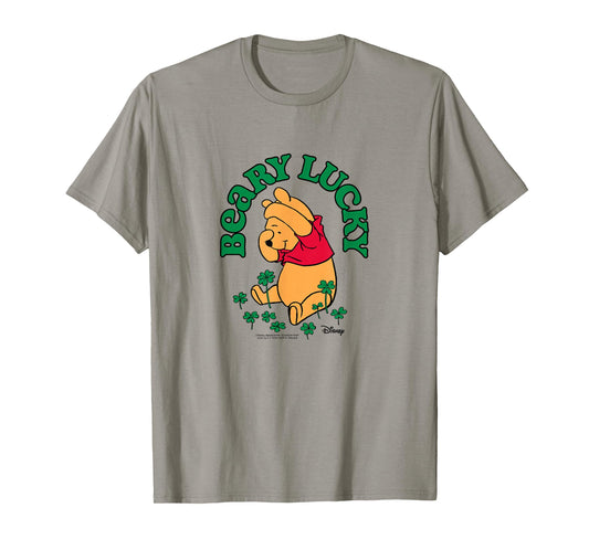 Winnie The Pooh - Beary Lucky - St Patrick's Day T-Shirt