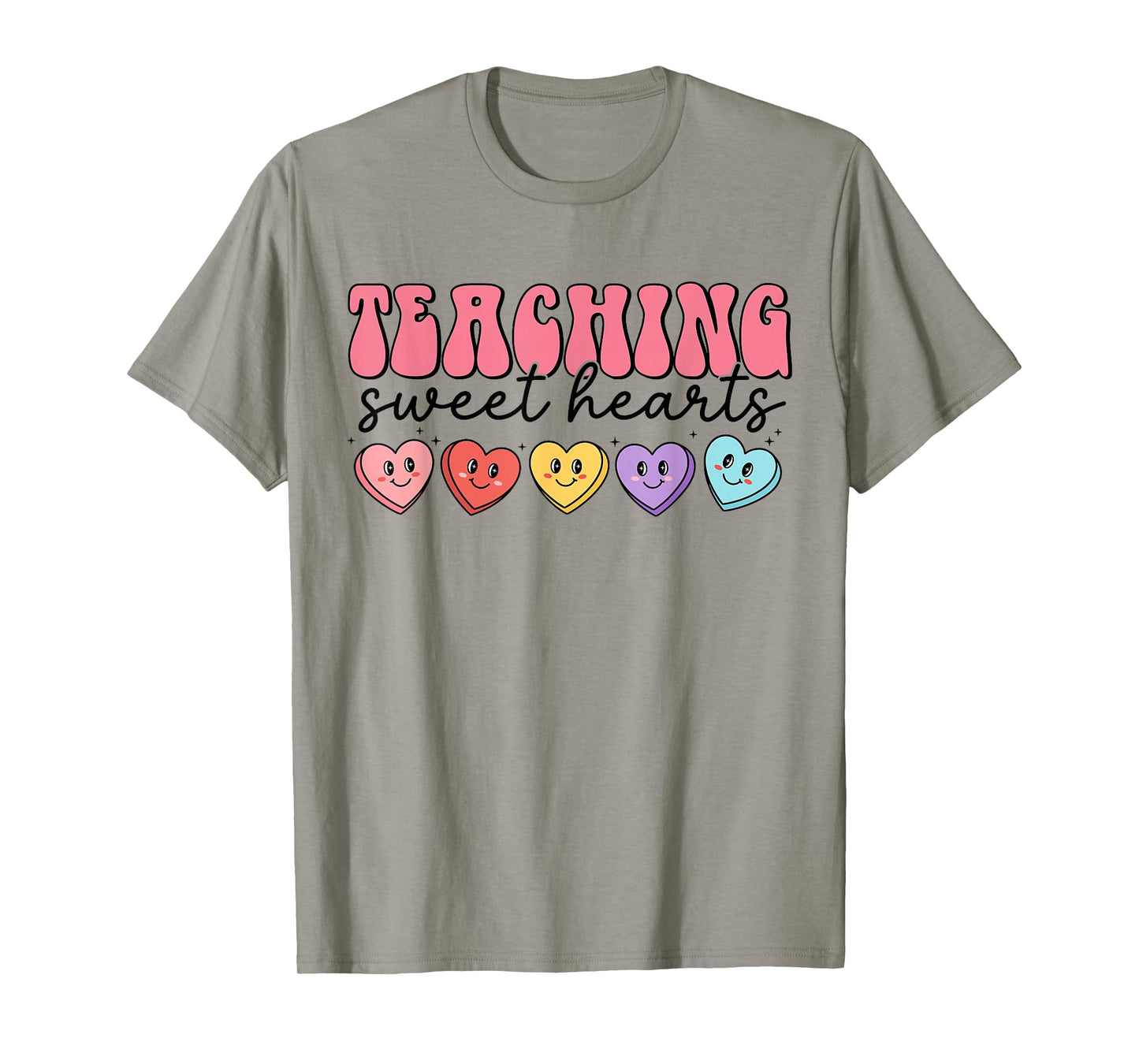 Teaching Sweat Hearts for Teacher Women Men Valentines Day T-Shirt