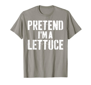 Lazy Easy Halloween Costume Pretend I'm A Lettuce T-Shirt