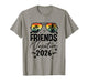 Friends Vacation 2026 Matching Memories Together Girls Trip T-Shirt