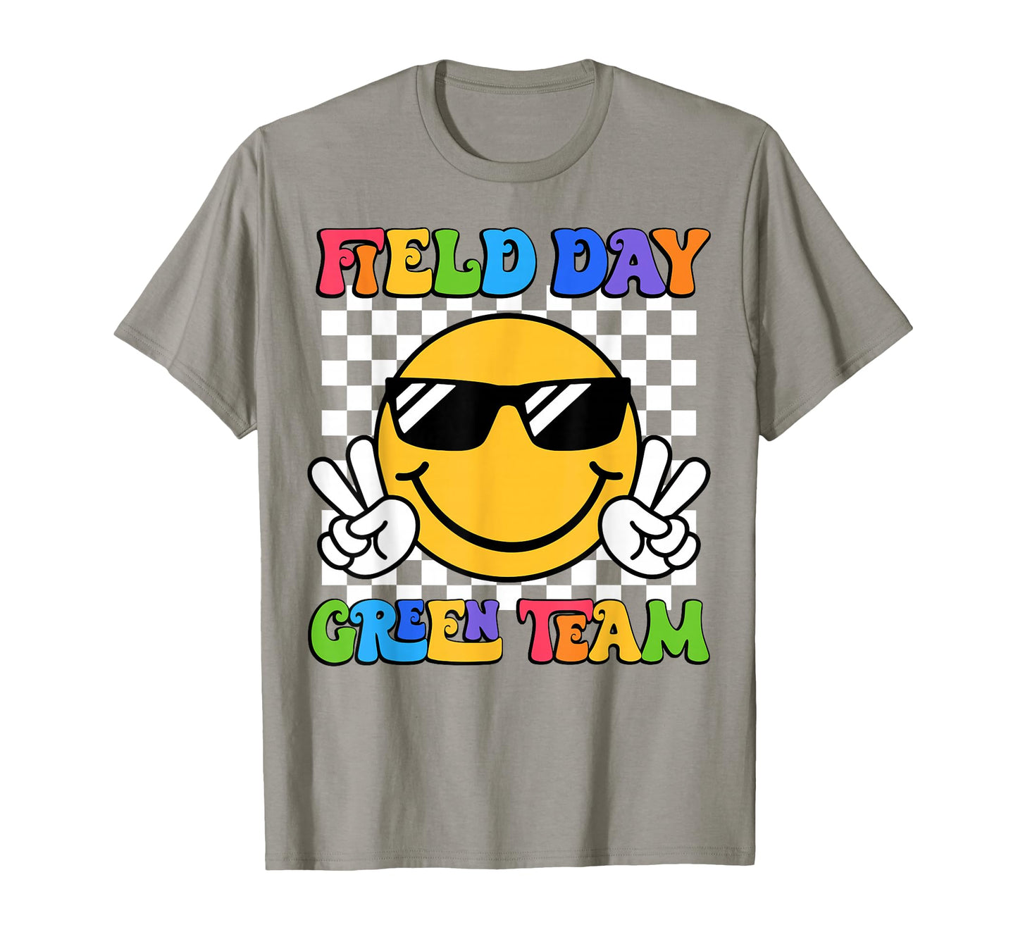 Field Day Green Team Funny for Teacher Kids Field Day Games T-Shirt