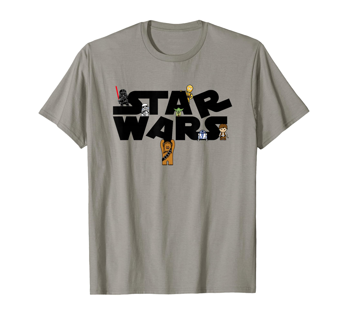 Star Wars A New Hope Cute Character Logo T-Shirt