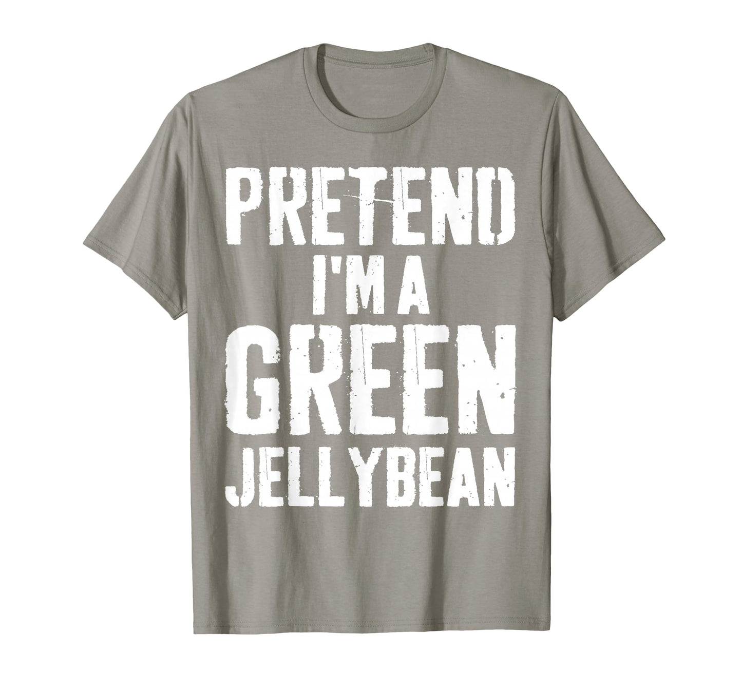 Lazy Easy Halloween Costume Pretend I'm A Green Jellybean T-Shirt