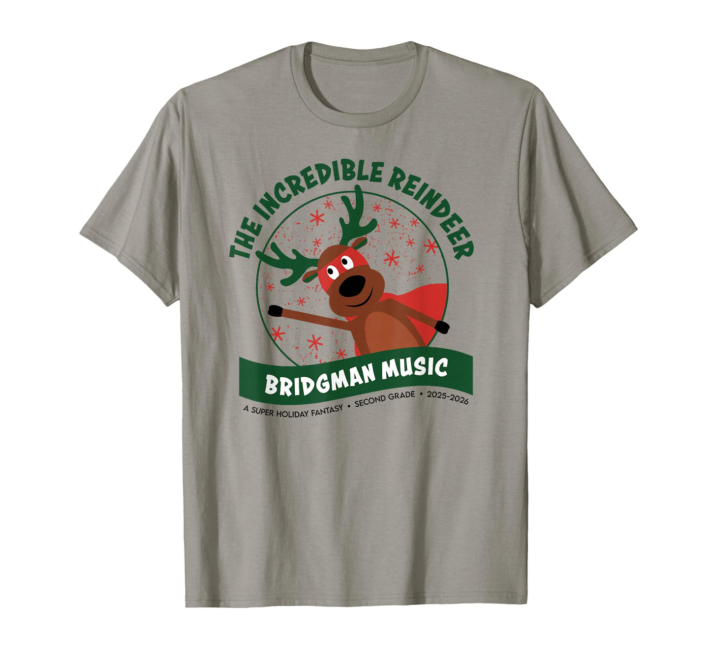 Bridgman Music: Incredible Reindeer 2nd Grade 2025-2026 T-Shirt