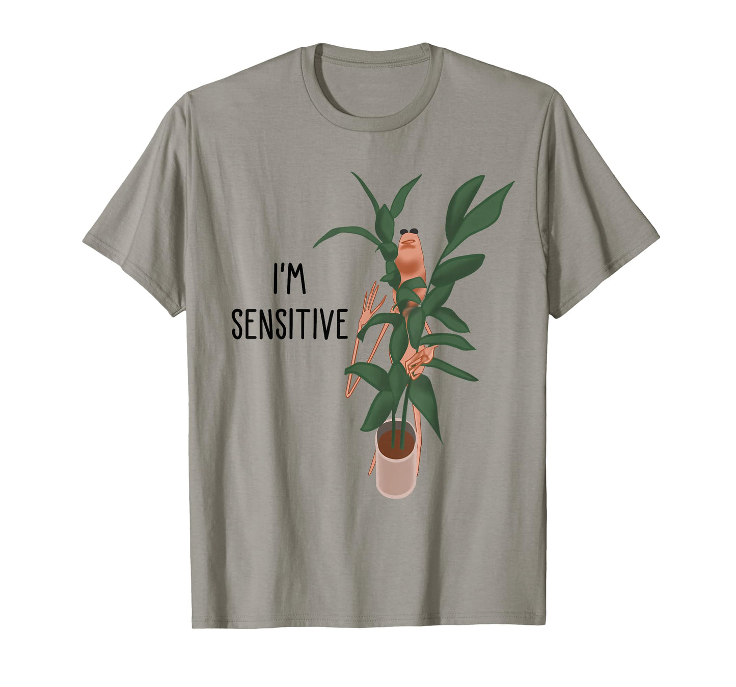Marcus The Worm I’m Sensitive Funny Meme Brain Rot T-Shirt