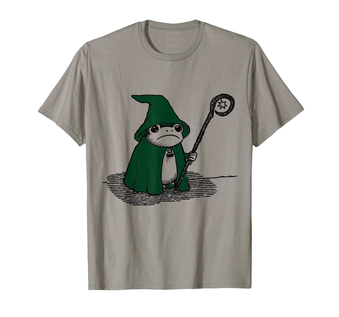 Enchanted Frog Wizard T-Shirt – Magical Toad Frogcore T-Shirt