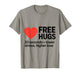 Free Hugs – 20 Second Hug Benefits Positivity Design T-Shirt