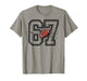 67 Football 6 7 Meme Six Seven Sports Kids Men Women T-Shirt