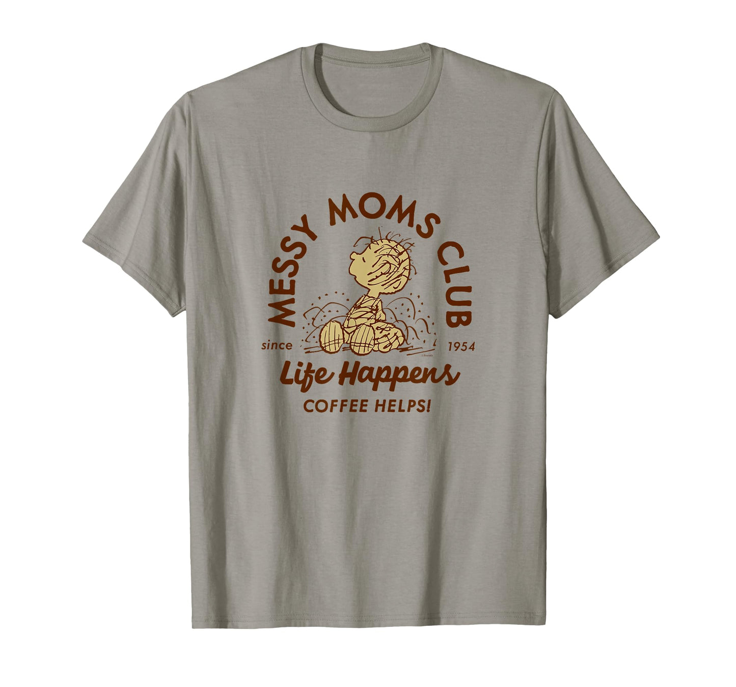 Pigpen - Messy Moms Club - Coffee Helps T-Shirt