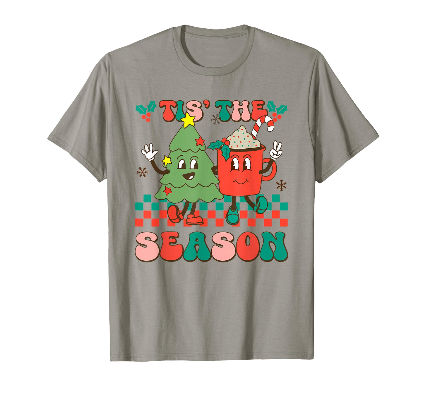 Tis The Season Retro Christmas Outfit T-Shirt