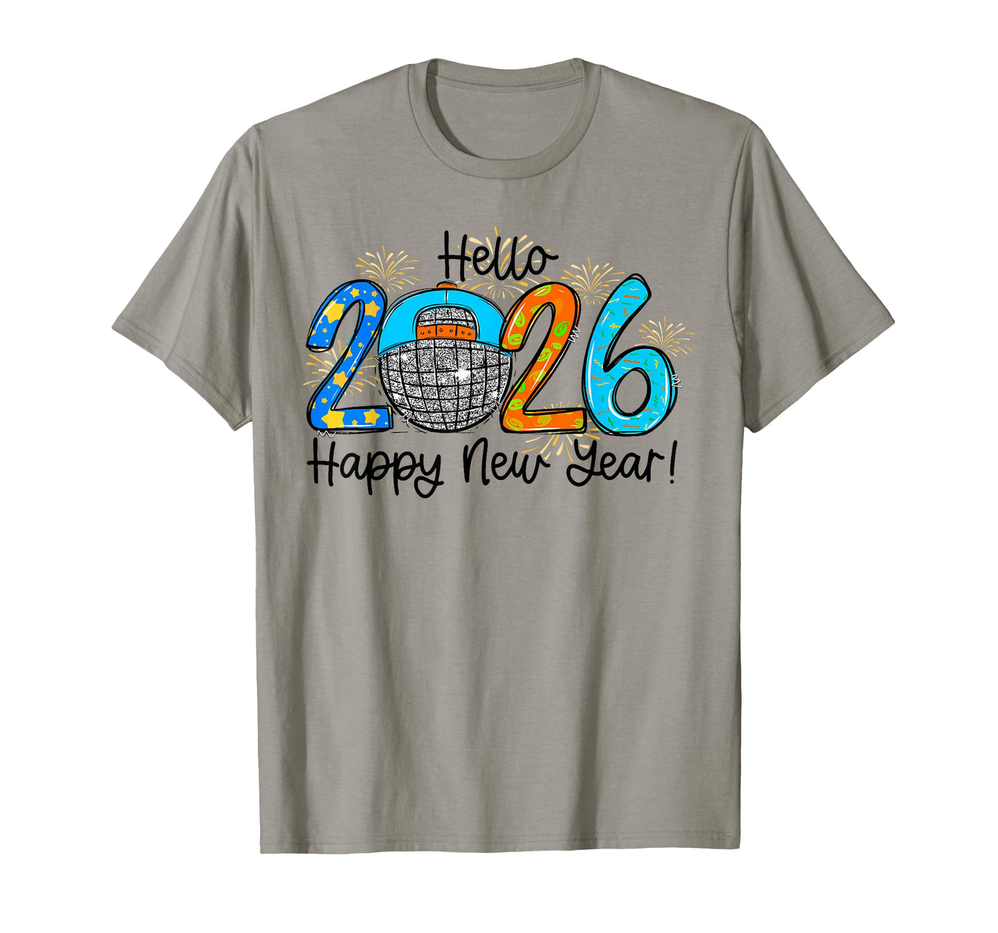 Hello 2026 Happy New Year Party Boys Kids Toddlers T-Shirt